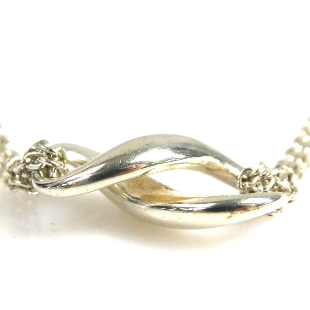 Tiffany Infinity Double Chain Necklace Silver